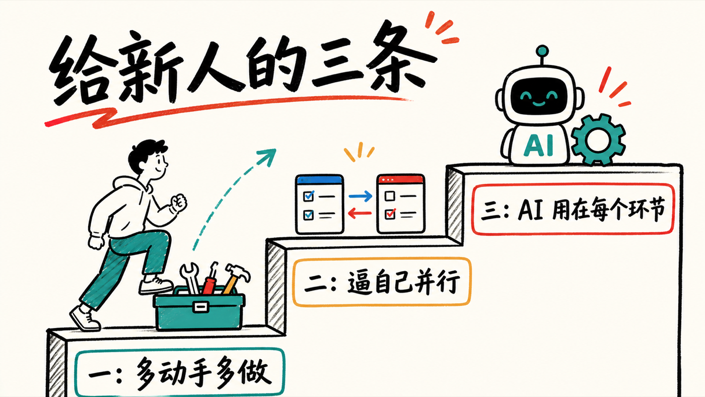 给新人的三条建议