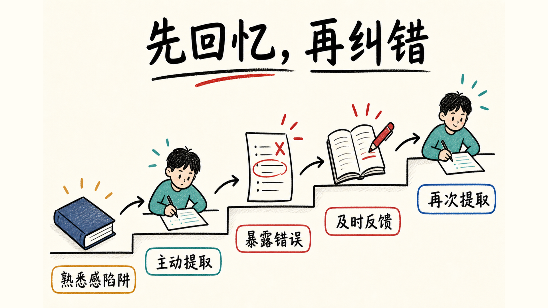 熟悉感、提取练习与反馈循环