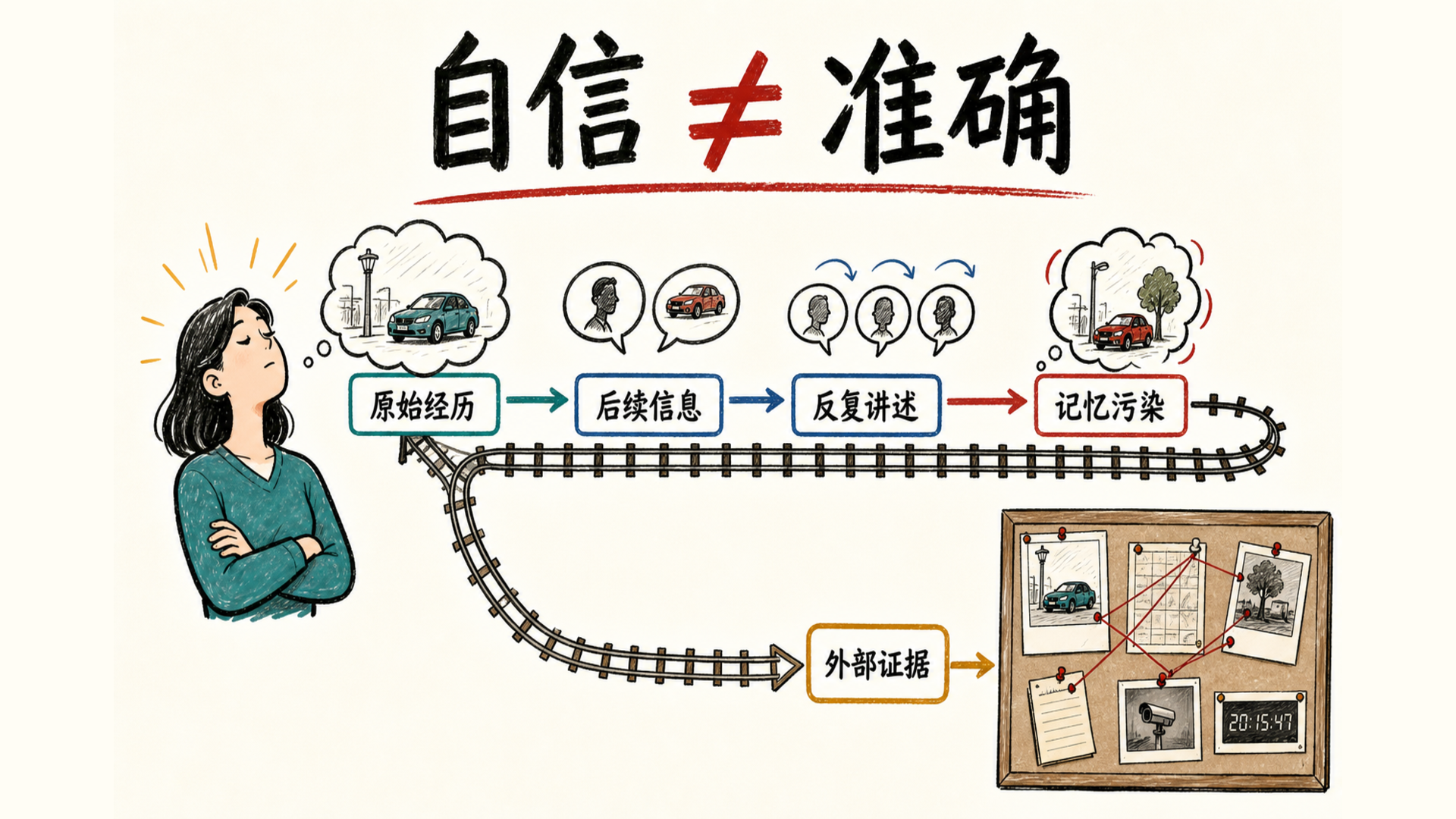 目击记忆中自信与准确率的分离
