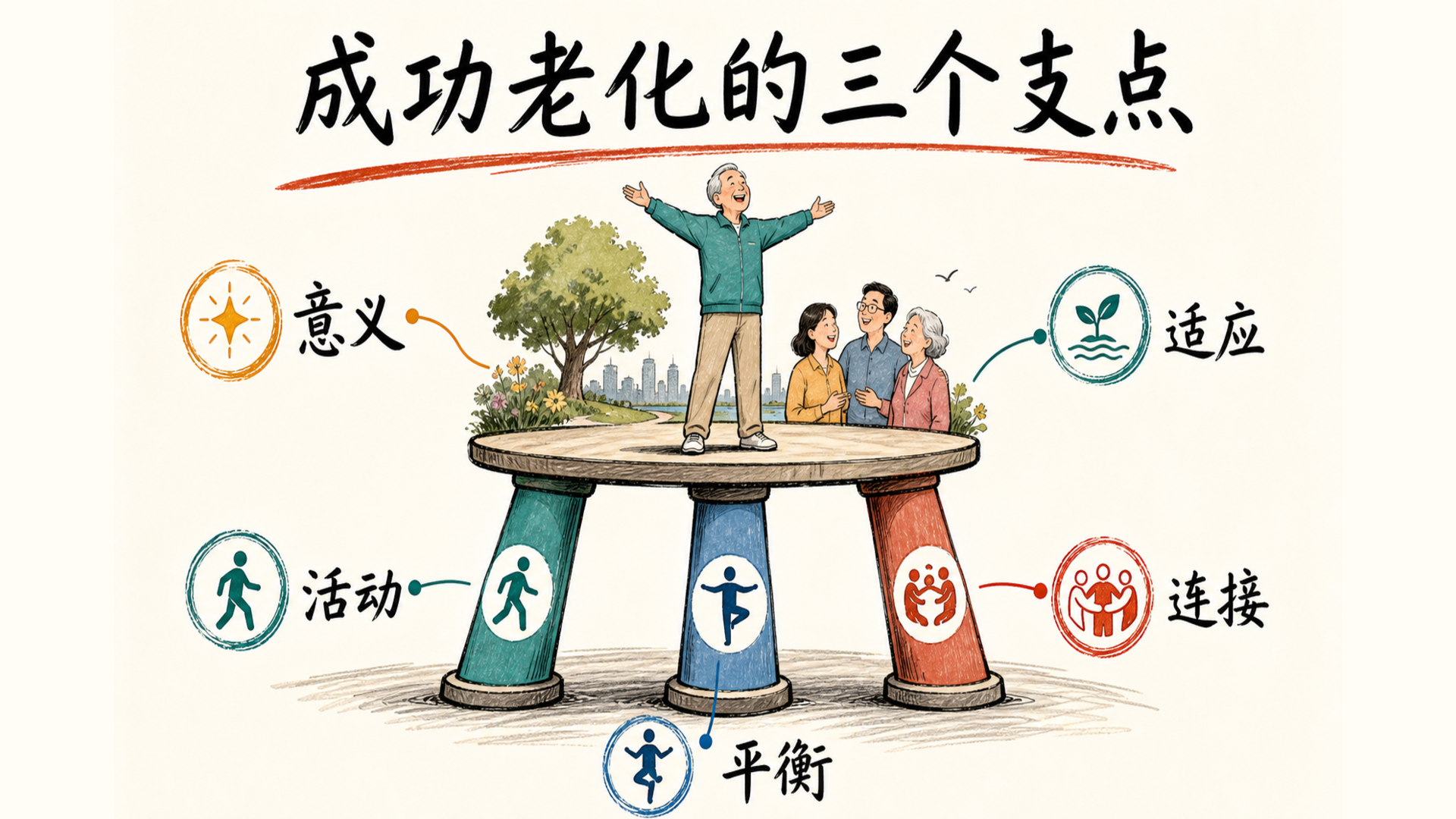 成功老化的 ABC 框架